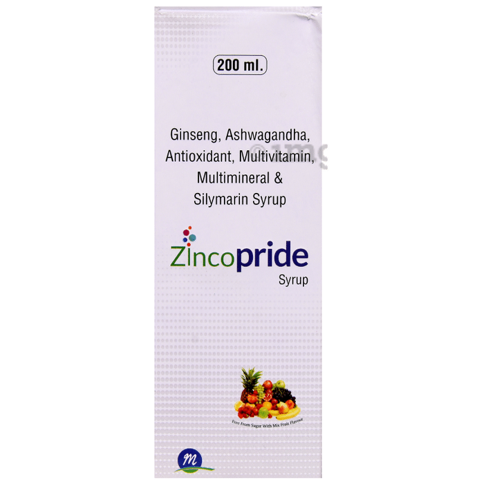 Zincopride Syrup Mix Fruit Sugar Free