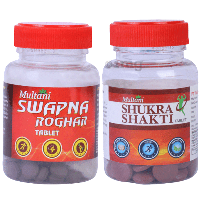 Multani Combo Pack of Swapna Roghar with Shukra Shakti (100 Tablet Each)
