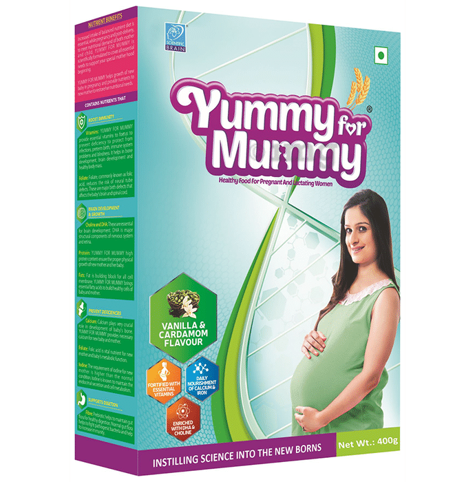 Yummy for Mummy Pregnant and Lactating Women Supplement Vanilla & Cardamom