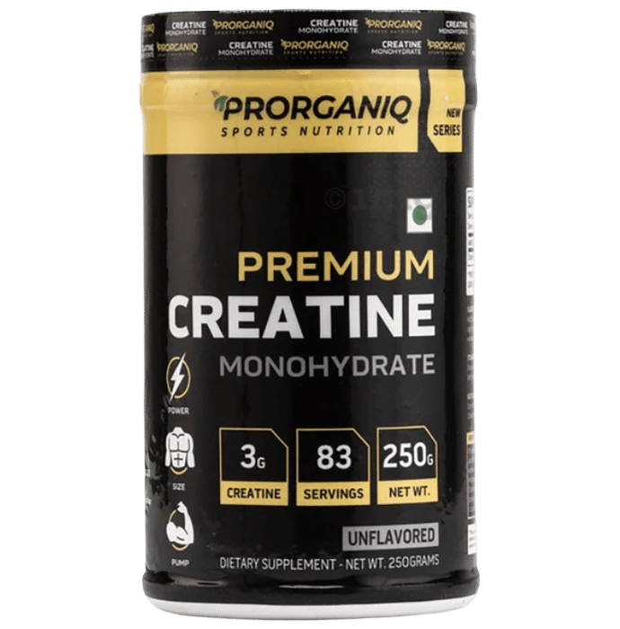 Prorganiq Premium Creatine Monohydrate Powder Unflavored
