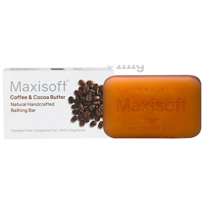 Maxisoft Coffee & Cocoa Butter Bathing Bar (75gm Each)