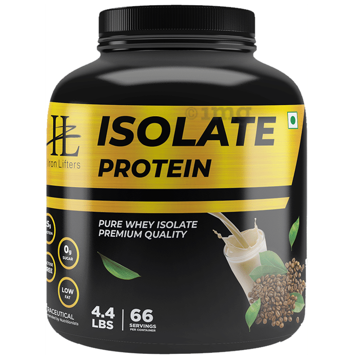 Iron Lifters Isolate Whey Protein Powder Coffee