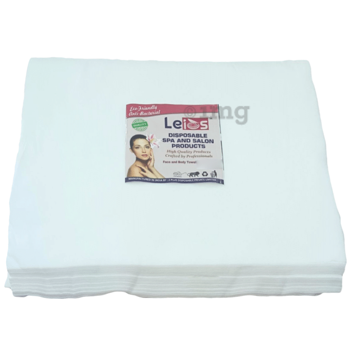Leios Disposable Non Woven Face and Body Towel (20 Each)