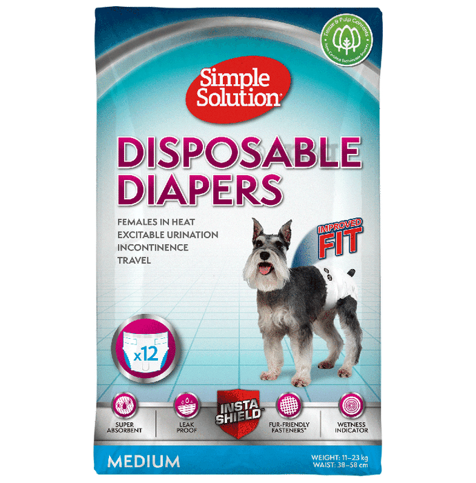 Trixie Disposable Diapers  Medium