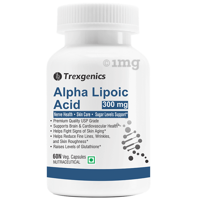Trexgenics  Alpha Lipoic Acid 300mg Veg Capsule