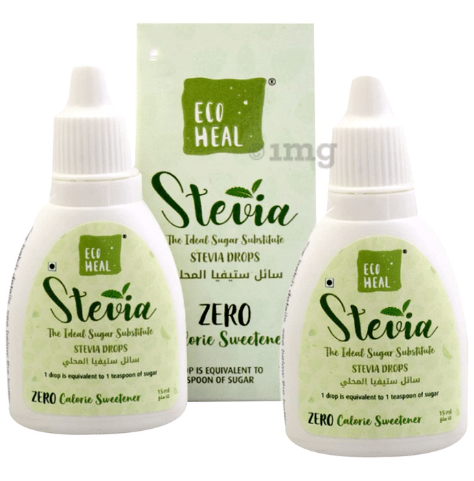 Eco Heal Stevia Drops (15ml Each)