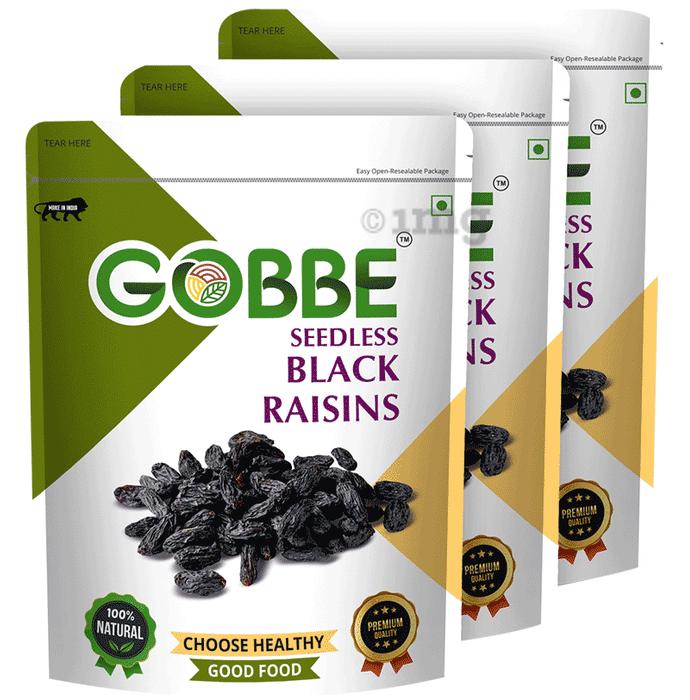 Gobbe Black Raisins