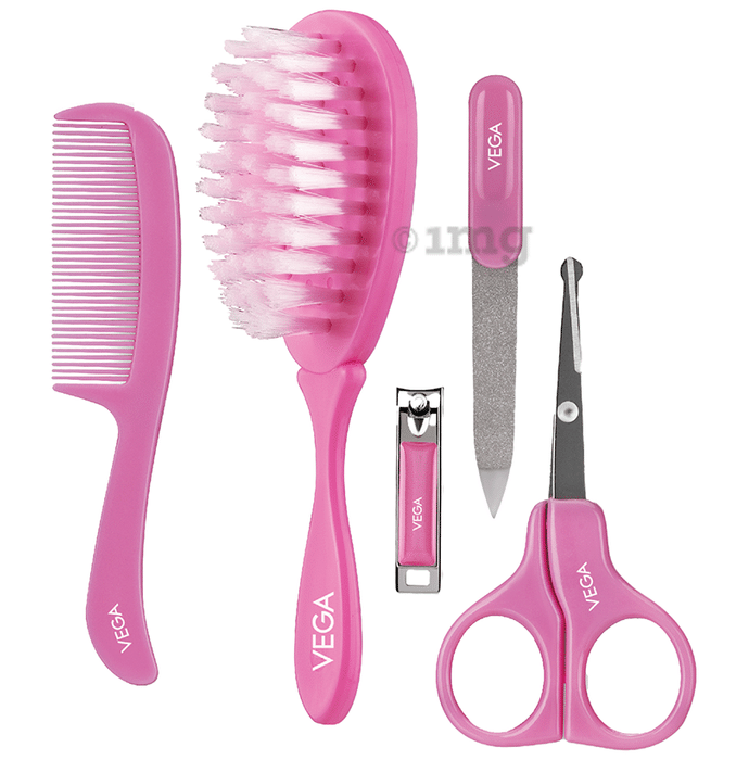 Vega Baby & Mom Grooming Kit 5 in 1 Kit Pink