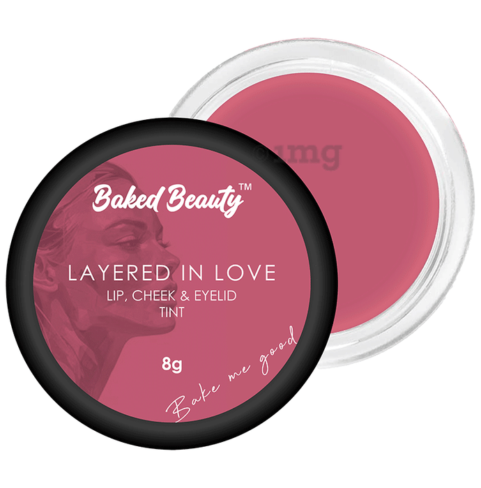 Baked Beauty Sweet Tooth Tint Lip, Cheek & Eyelid Tint Layered In Love