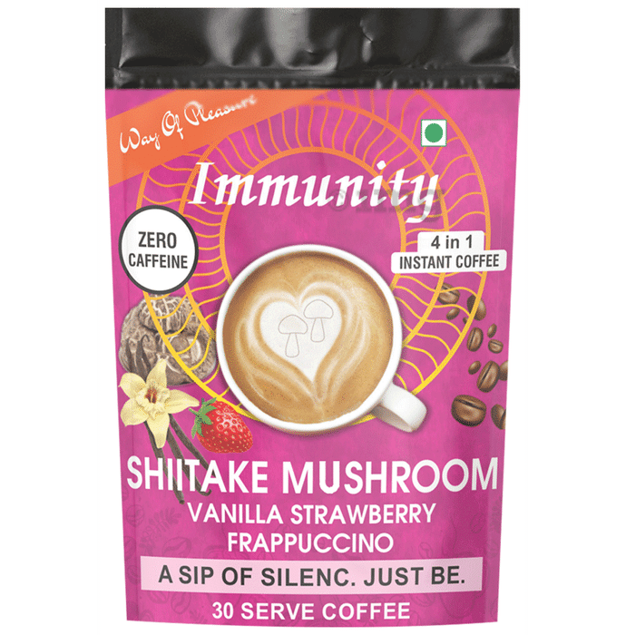 Way Of Pleasure  Shiitake Mushroom Coffee  Vanilla Strawberry Frappuccino Powder