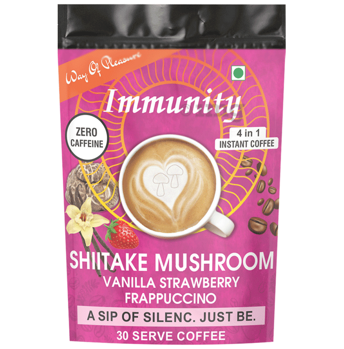 Way Of Pleasure  Shiitake Mushroom Coffee  Vanilla Strawberry Frappuccino Powder