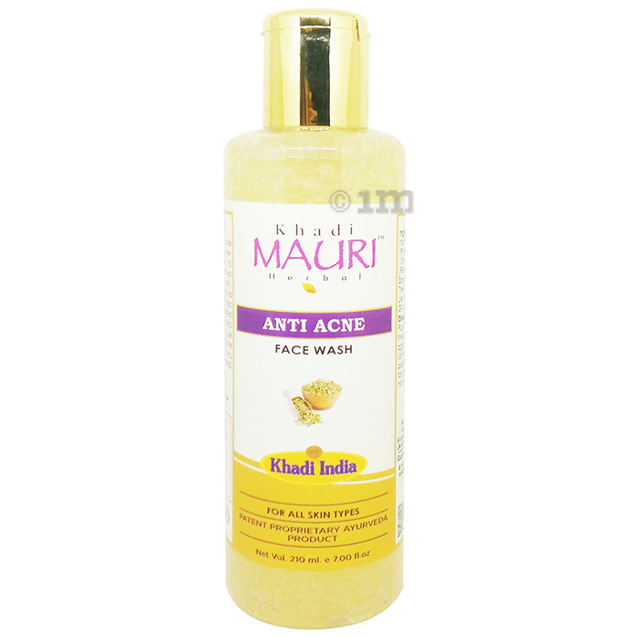 Khadi Mauri Herbal Anti Acne Face Wash (210ml Each)