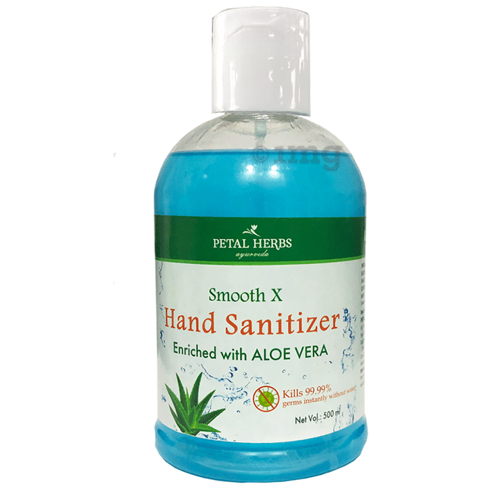 Petal Herbs Ayurveda Smooth X Hand Sanitizer Enriched with Aloe Vera