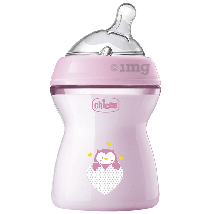 Chicco Natural Feeling 2M+ Feeding Bottle Pink