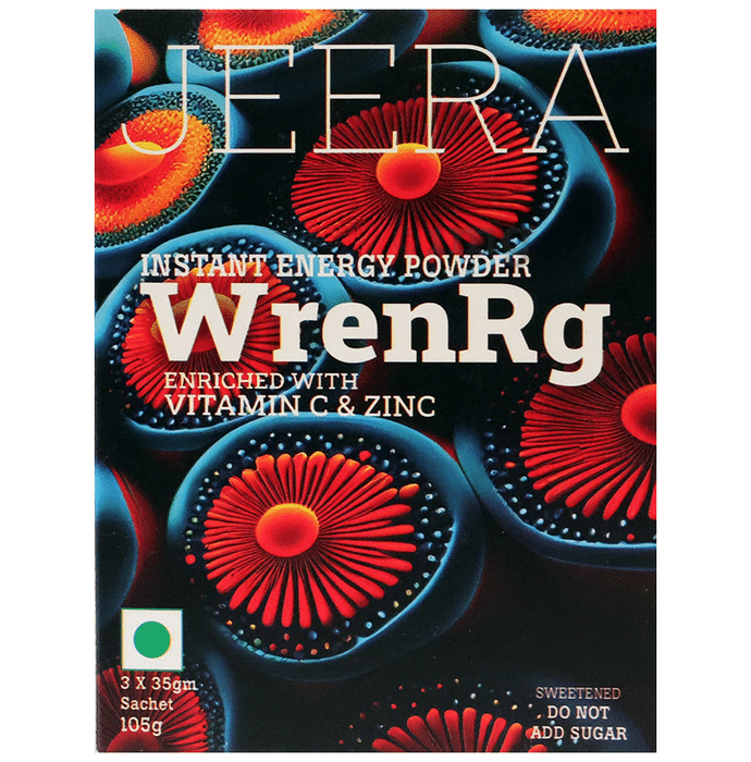 Wrenrg Instant Energy Powder Sachet (35gm Each) Jeera