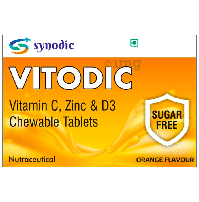 Vitodic Chewable Tablet Orange Sugar Free