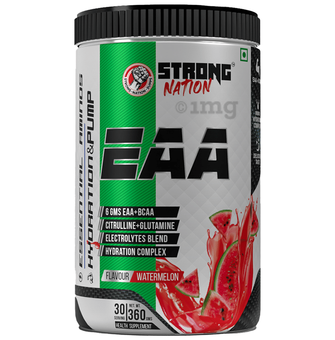Strong Nation EAA Essential Aminos Hydration & Pump Powder Watermelon