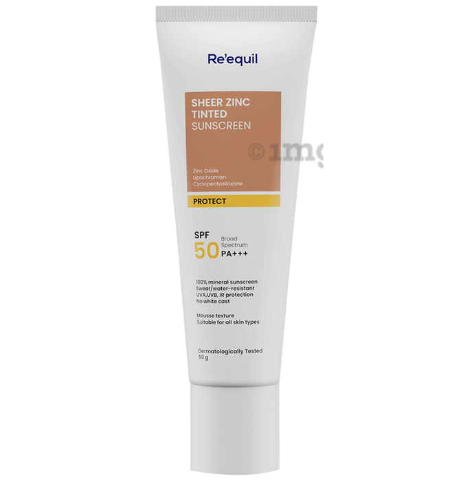 Re'equil Sheer Zinc Tinted Sunscreen SPF 50 PA+++