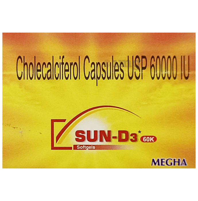 Sun D3 Soft Gelatin Capsule