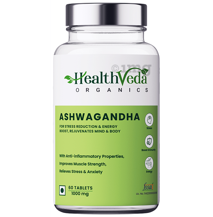 Health Veda Organics Ashwagandha Veg Tablet