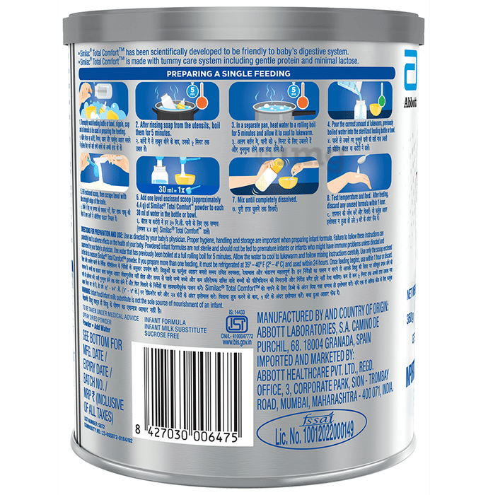 Similac Total Comfort Infant Formula Upto 6 Month: Buy Tin of