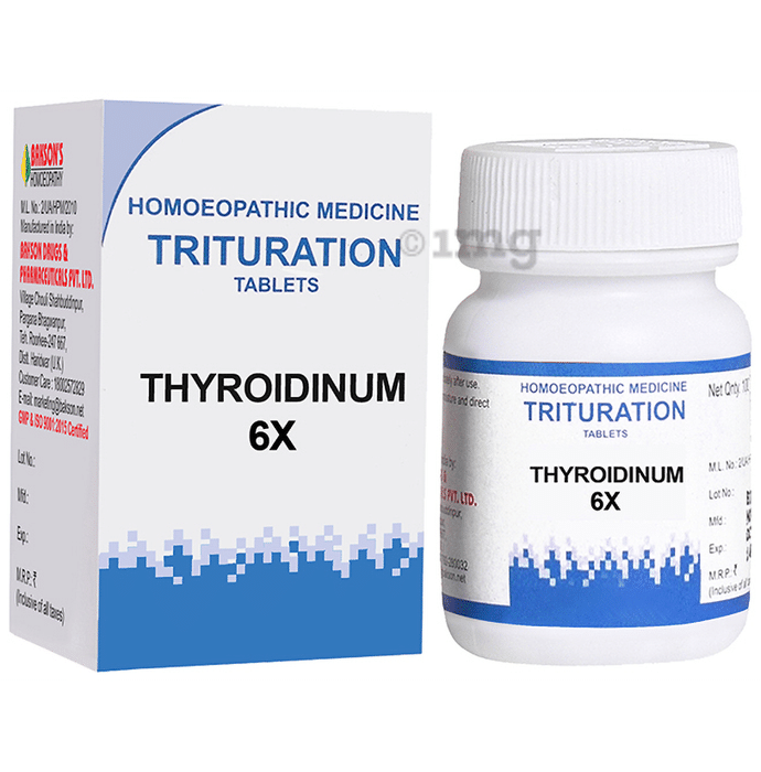 Bakson's Homeopathy Thyroidinum Trituration Tablet 6X
