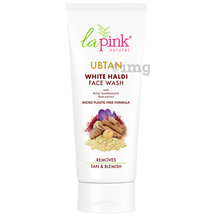 La Pink Ubtan White Haldi Face Wash for Reducing Tan & Blemish