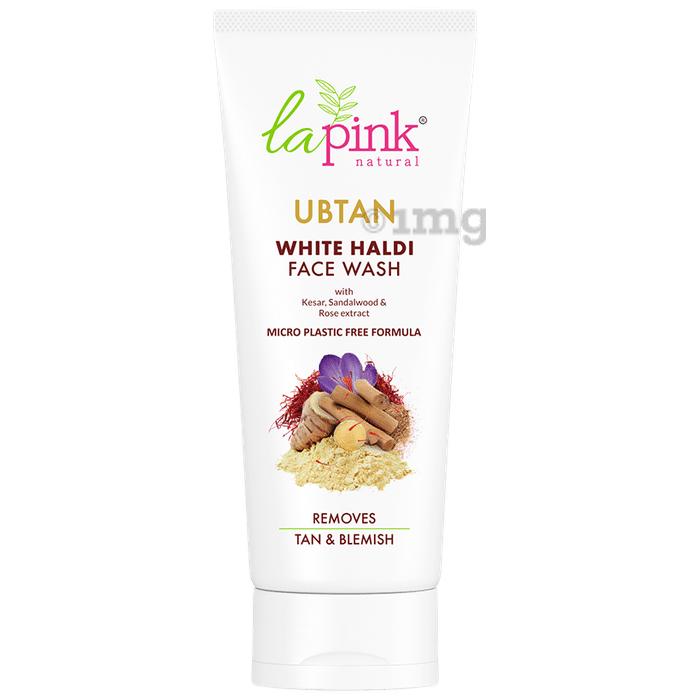 La Pink Ubtan White Haldi Face Wash for Reducing Tan & Blemish