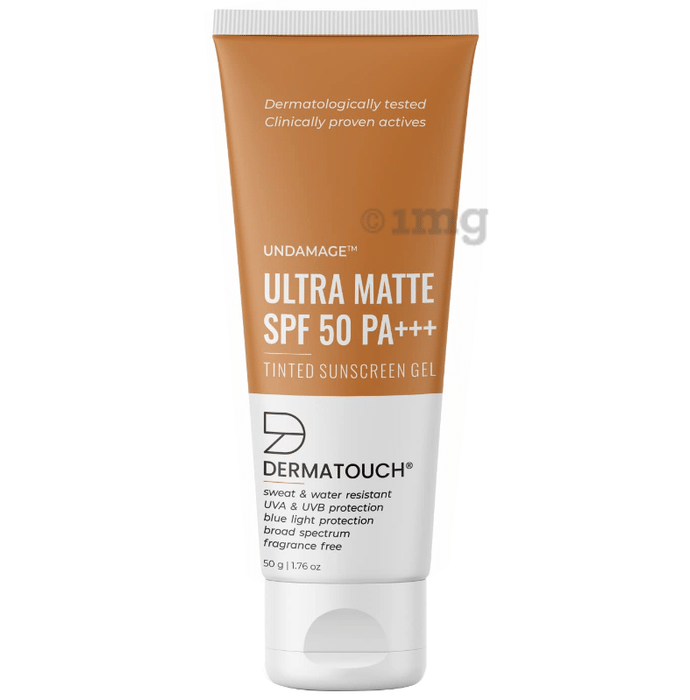 Dermatouch Ultra Matte Tinted Sunscreen Gel SPF 50 PA+++