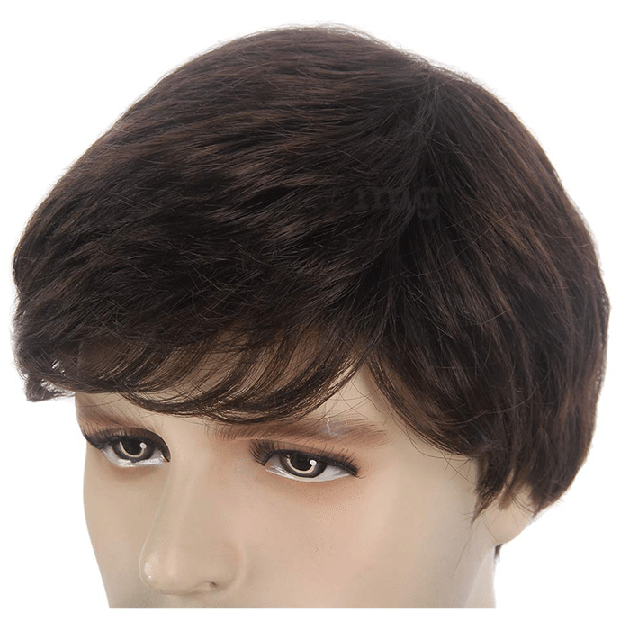 Thrift Bazaar Brown Thrift Bazaar's Brown Premium Men Wig for Hair Loss:  Buy box of 1 Unit at best price in India | 1mg