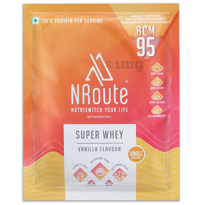 Nroute Super Whey Protein Powder Vanilla