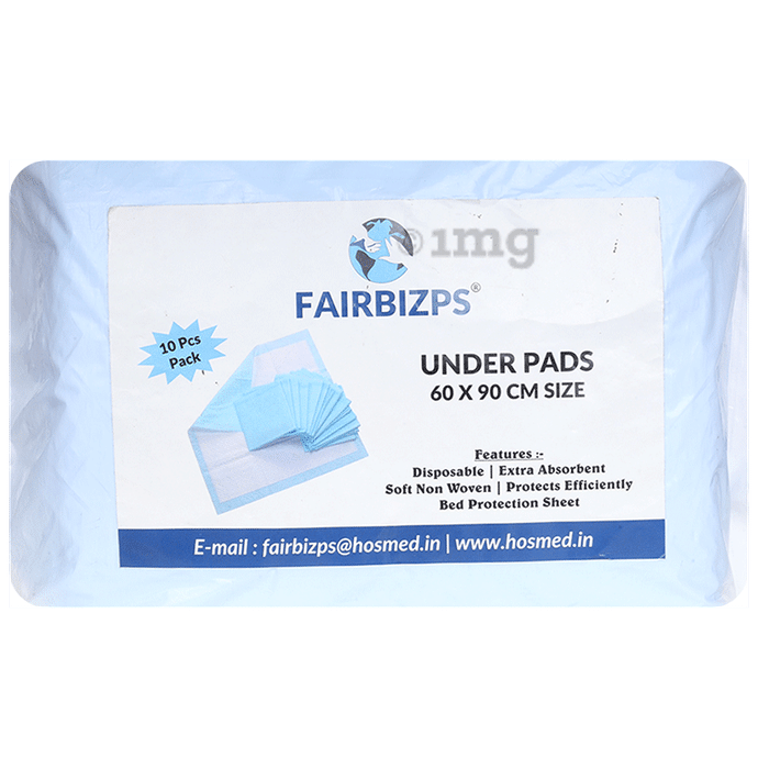 Fairbizps Disposable Underpads Sheet Large Light Blue