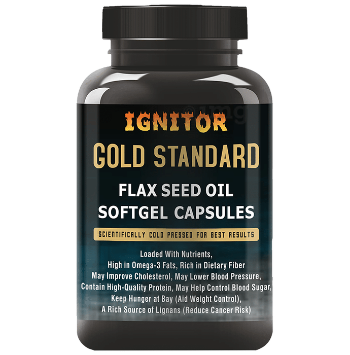 Ignitor Gold Standard Flax Seed Oil SoftGel Capsule