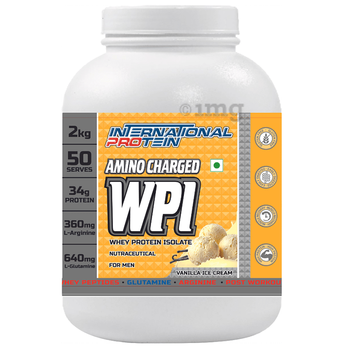 International Protein Amino Charged WPI Powder Vanilla Icecream