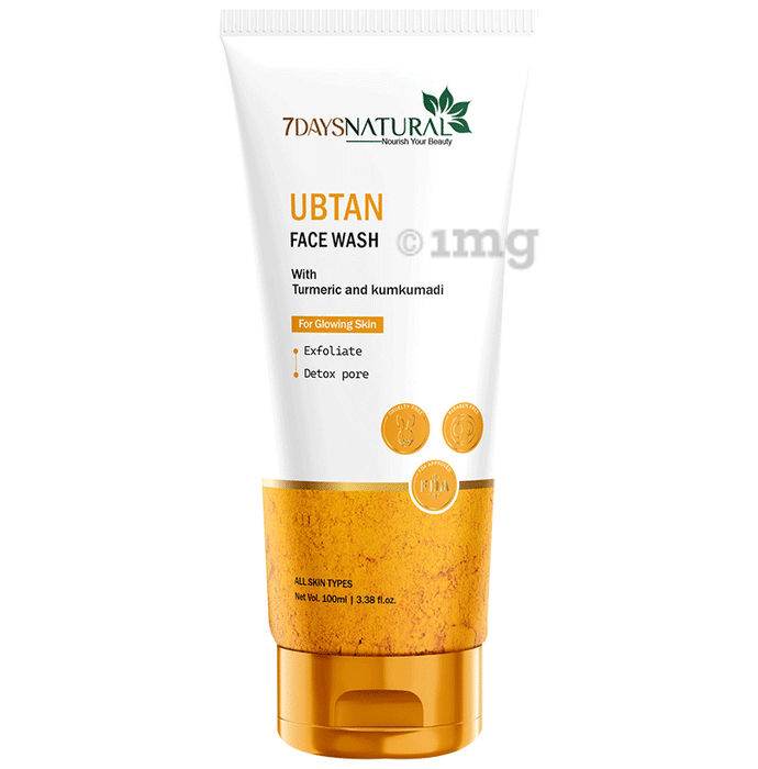 7 Days Natural Ubtan Face Wash All Skin Types
