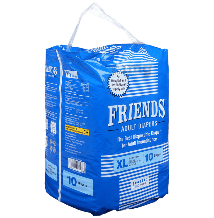 Friends Hospital Adult Diapers | Size XL