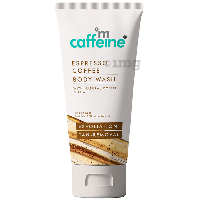 mCaffeine Expresso Coffee Exfoliation Tan-Removal Body Wash