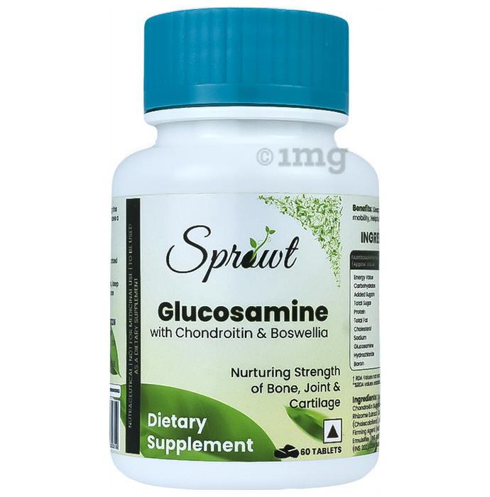 Sprowt Glucosamine Tablet Buy bottle of 60.0 tablets at best price in