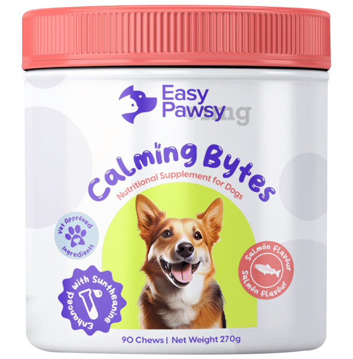 Easy Pawsy Calming Bytes Functional Supplements for Dogs Salmon