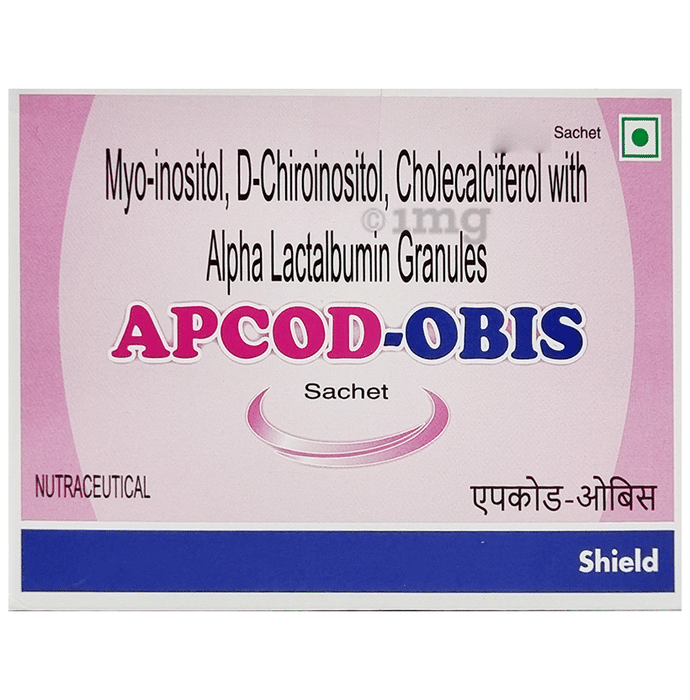 Apcod Obis Granules with Myoinositol, D-Chiro-Inositol,Cholecalciferol & Alpha Lactabumin