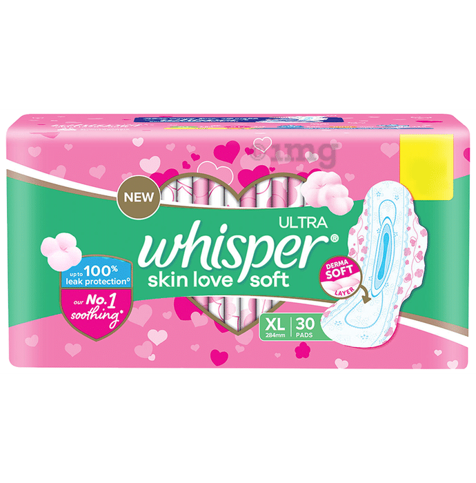 Whisper Ultra Soft Sanitary Pads XL