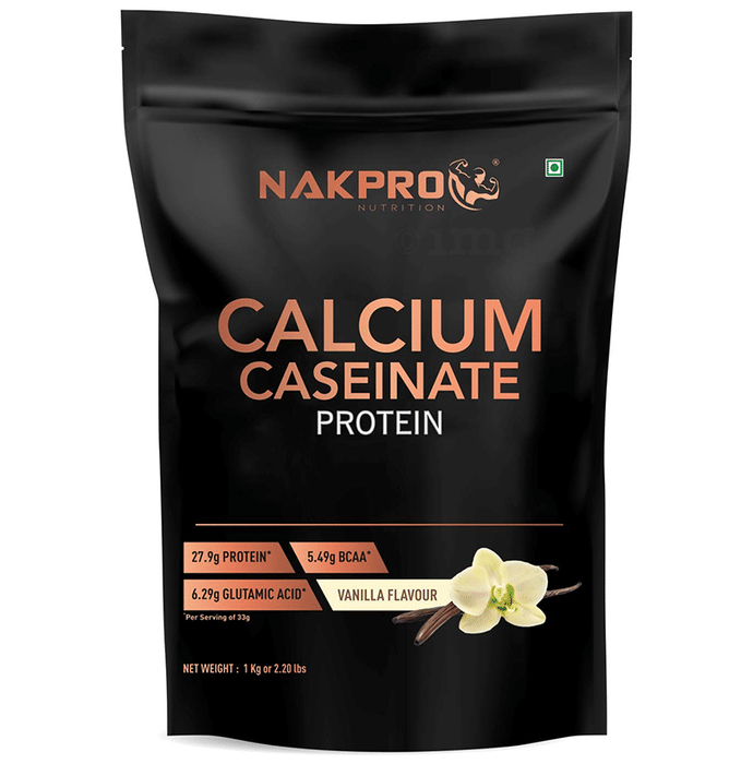 Nakpro Nutrition Calcium Caseinate Protein Powder Vanilla