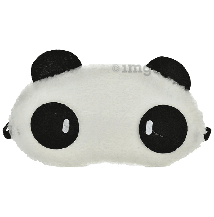 Jenna Sleeping Eye Mask for Insomnia, Meditation and Dark Circles Panda Cylinder Eyes