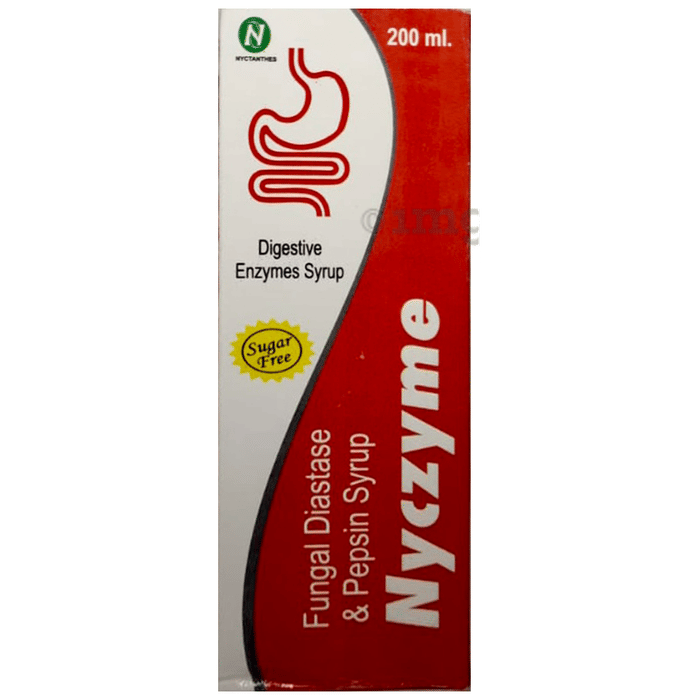 Nyczyme Syrup Sugar Free Buy bottle of 200.0 ml Syrup at best price in