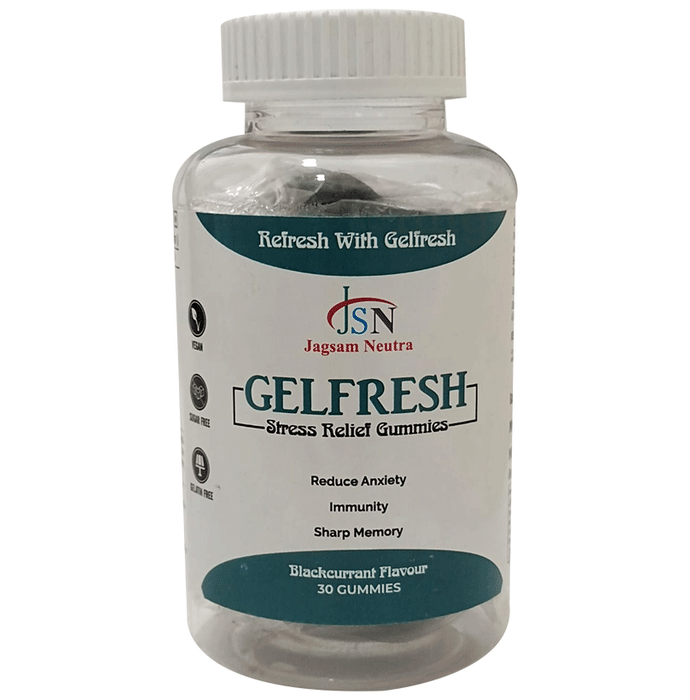 Jagsam Neutra Gelfresh-5 Stress Releif Gummies Black Currant