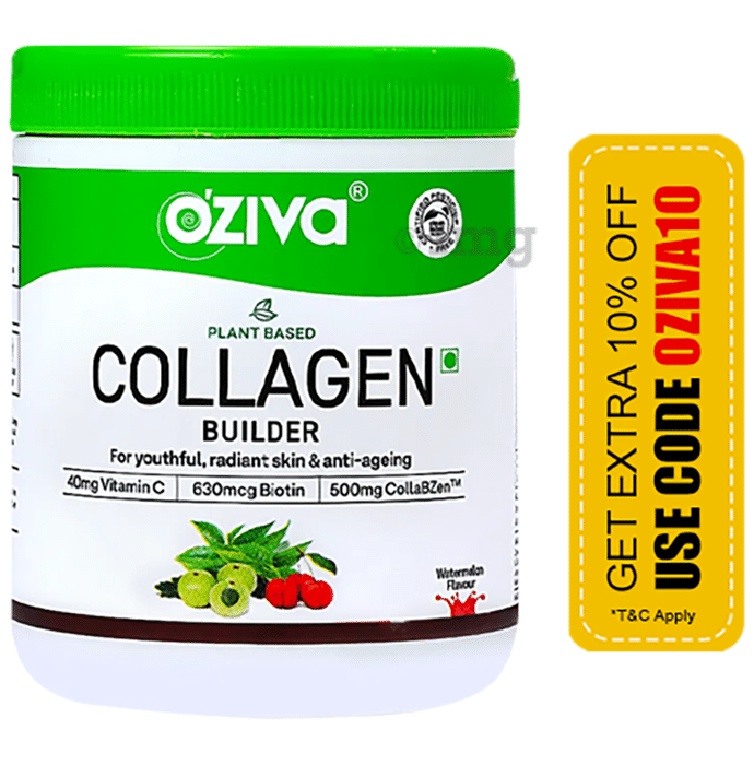Oziva Plant Based Collagen Builder Powder Watermelon
