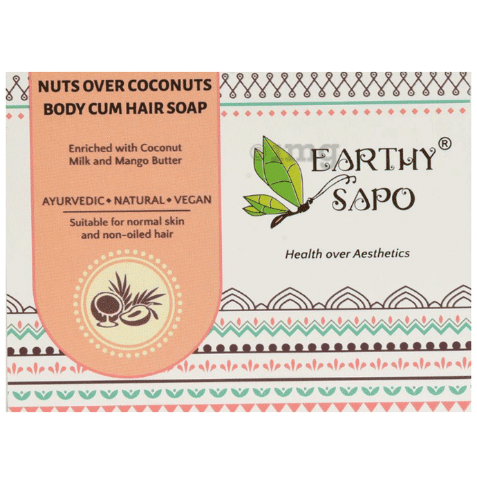 Earthy Sapo Nuts Over Coconuts Body Cum Hair Soap