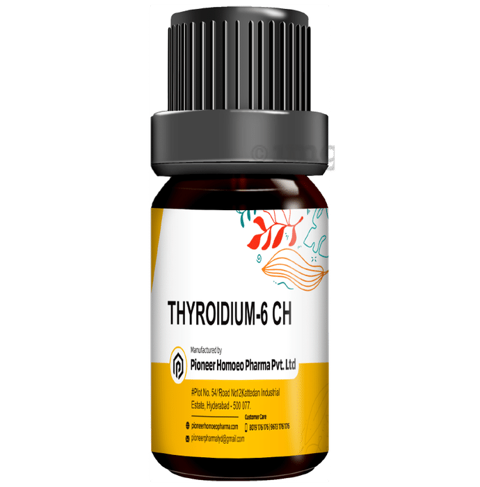 Pioneer Pharma Thyroidium Globules Pellet Multidose Pills 6 CH