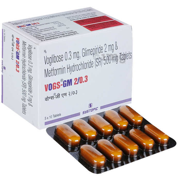 Vogs-GM 2/0.3 Tablet SR