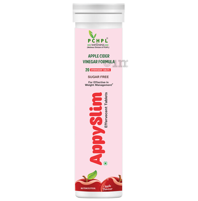 PCHPL Wellness Appyslim Effervescent Tablet Sugar Free Apple